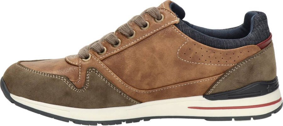 Mustang Heren sneakers Laag cognac