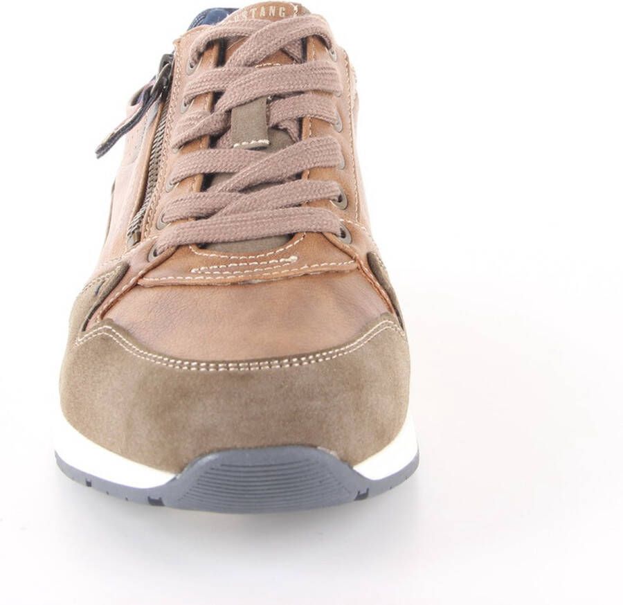 Mustang Heren sneakers Laag cognac