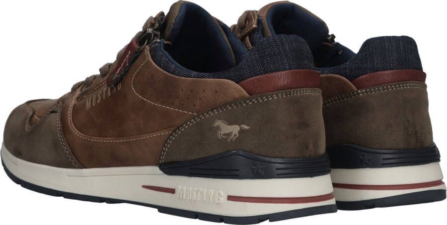 Mustang Heren sneakers Laag cognac