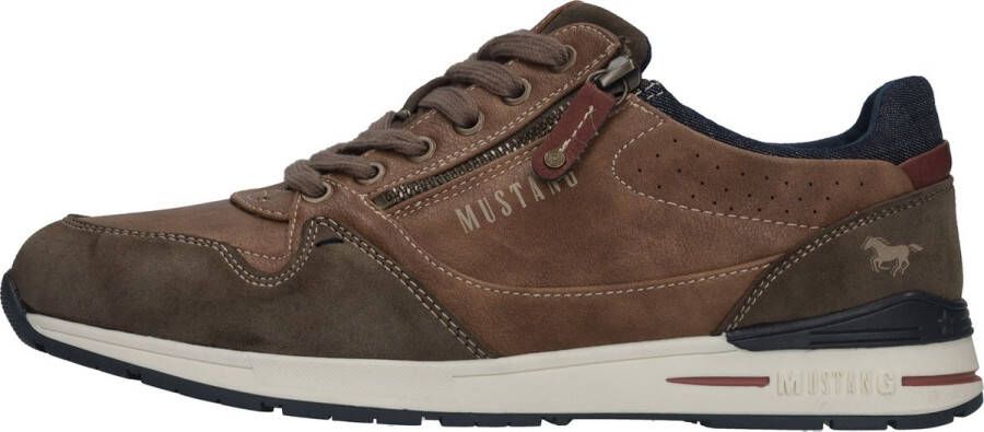 Mustang Heren sneakers Laag cognac