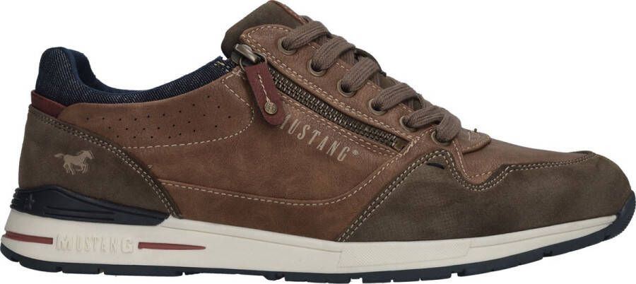 Mustang Heren sneakers Laag cognac