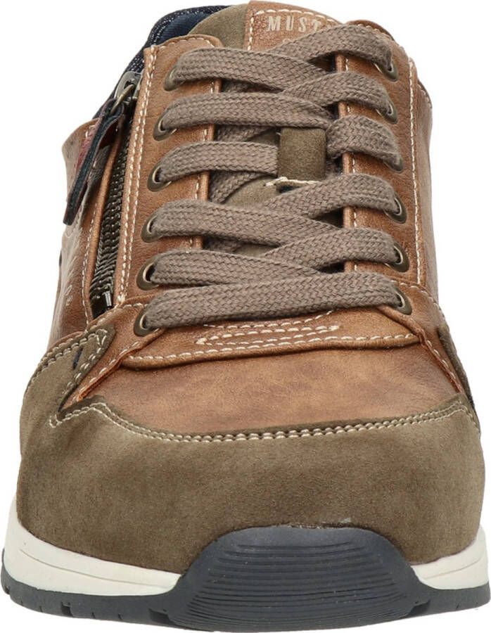 Mustang Heren sneakers Laag cognac