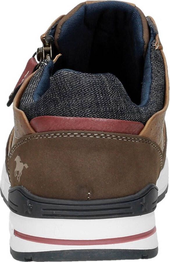 Mustang Heren sneakers Laag cognac