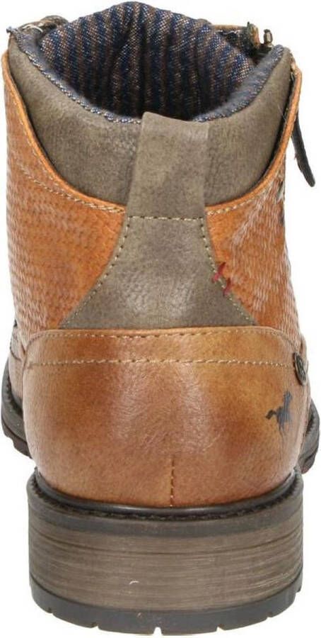 Mustang Heren veterschoenen Hoog cognac