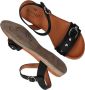 Mustang Zwarte zomersandalen met klittenbandsluiting Black Dames - Thumbnail 6