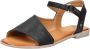 Mustang Zwarte zomersandalen met klittenbandsluiting Black Dames - Thumbnail 11