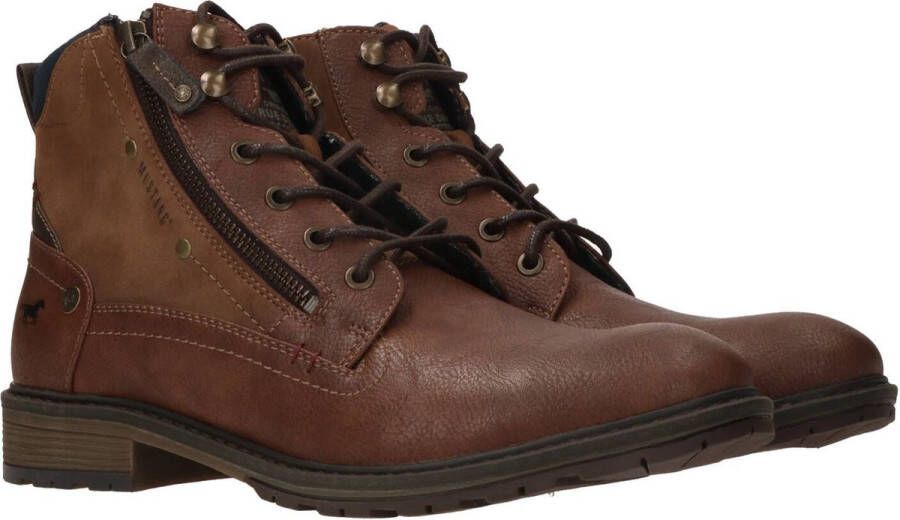 Mustang Veterboots cognac Synthetisch