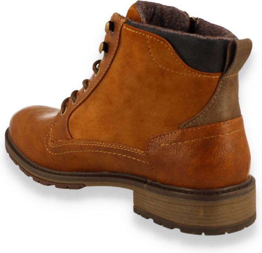 Mustang Veterboots cognac Synthetisch