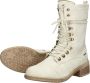 Mustang Veterschoenen Hoog Veterschoenen Hoog gebroken wit - Thumbnail 10