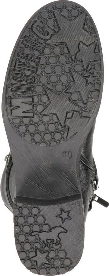 Mustang veterboots dames Zwart