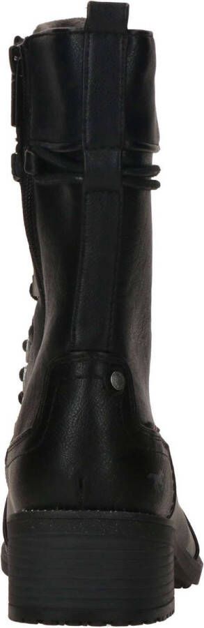 Mustang veterboots dames Zwart