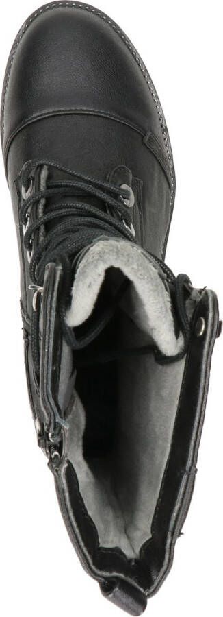 Mustang veterboots dames Zwart