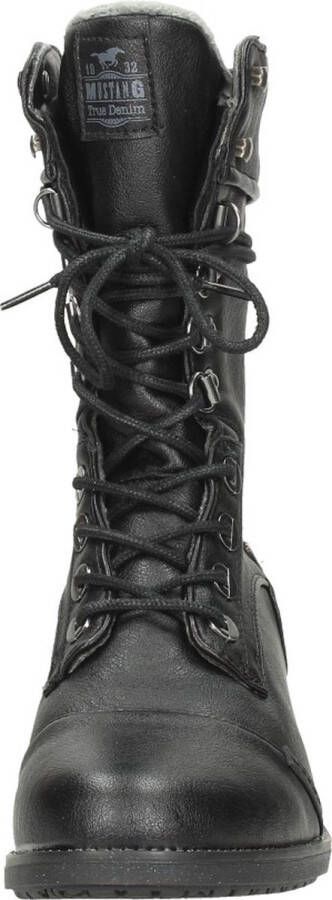 Mustang veterboots dames Zwart