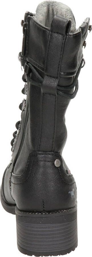 Mustang veterboots dames Zwart