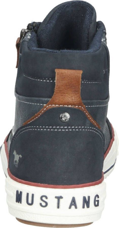 Mustang Veterschoenen Hoog Veterschoenen Hoog blauw