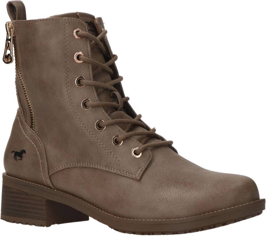 Mustang Veterschoenen Hoog Veterschoenen Hoog taupe