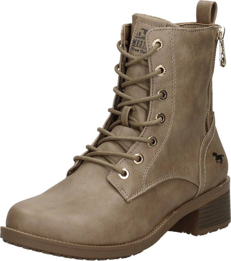 Mustang Veterschoenen Hoog Veterschoenen Hoog taupe