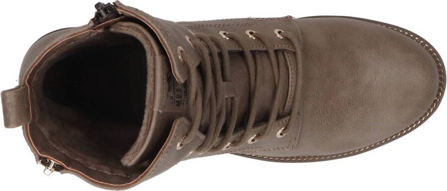 Mustang Veterschoenen Hoog Veterschoenen Hoog taupe