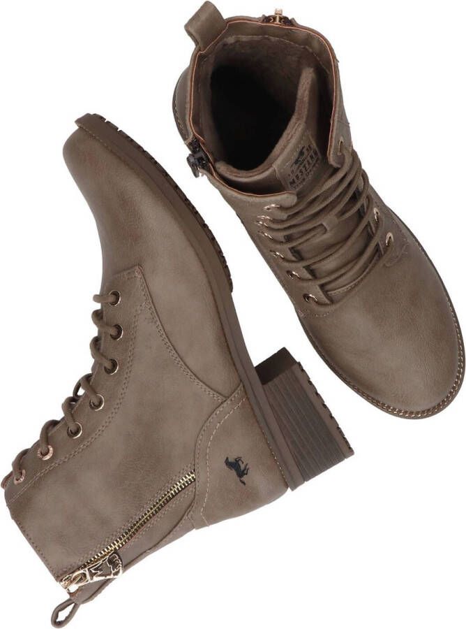 Mustang Veterschoenen Hoog Veterschoenen Hoog taupe