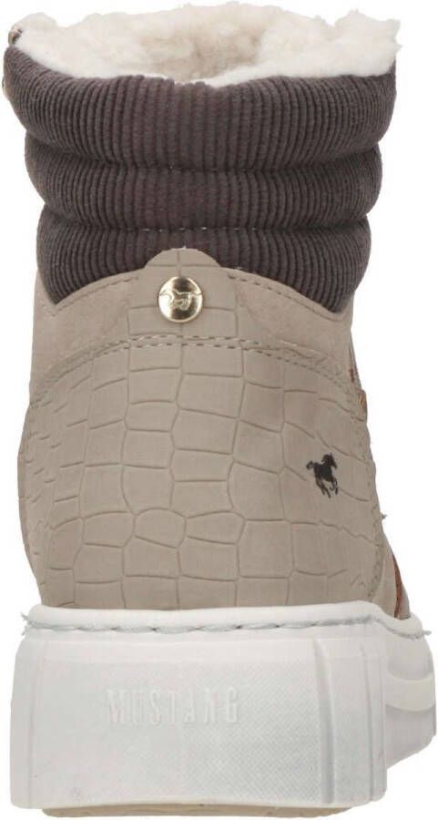 Mustang Veterschoenen Hoog Veterschoenen Hoog taupe