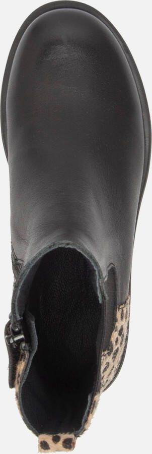 Muyters Chelsea boots zwart Leer