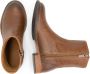 Mysa Susana Dames Leren Enkellaarzen Nette schoenen vrouwen Cognac Bruin Leer - Thumbnail 5