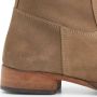 Mysa Susana Suede Dames Leren Enkellaarzen Nette schoenen vrouwen Taupe Suede Leer - Thumbnail 6