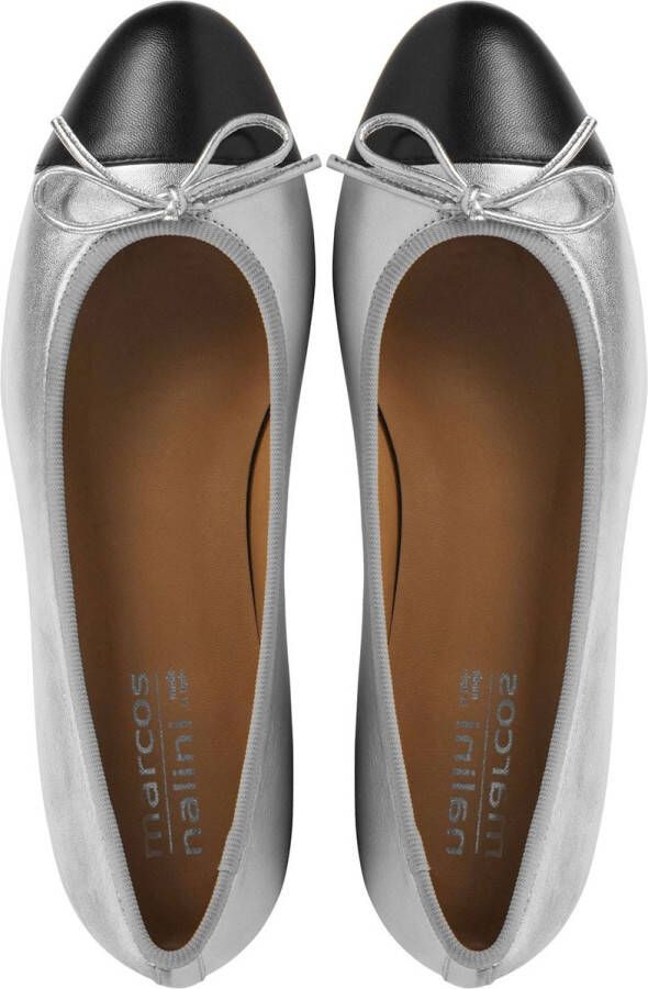 Nalini Ballerina's Dames Damesschoenen Leer 23E109B met Zilver