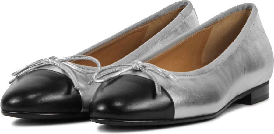 Nalini Ballerina's Dames Damesschoenen Leer 23E109B met Zilver