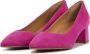 Nalini Mannen Pumps Damesschoenen Suède Geen hoogte cm 23E065 Fuchsia - Thumbnail 4