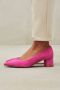 Nalini Mannen Pumps Damesschoenen Suède Geen hoogte cm 23E065 Fuchsia - Thumbnail 5