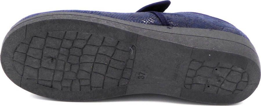 neles Dames Pantoffel Stretch 61802 Marineblauw