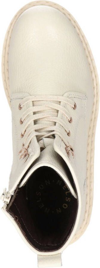 Nelson dames veterboot Off White