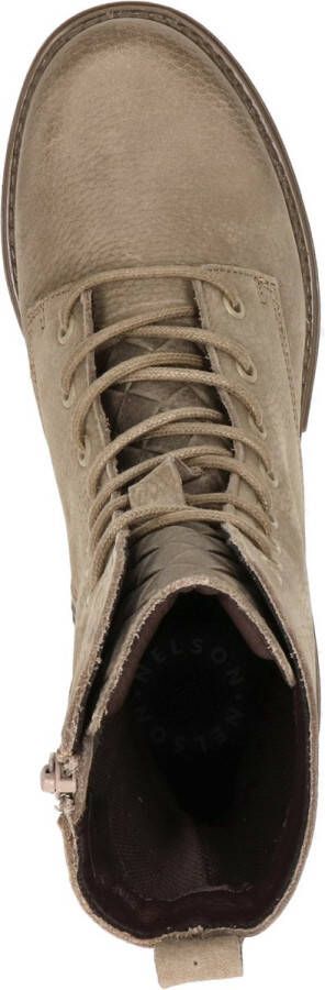 Nelson dames veterboot Taupe