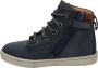 Nelson Kids leren veterboots donkerblauw - Thumbnail 4