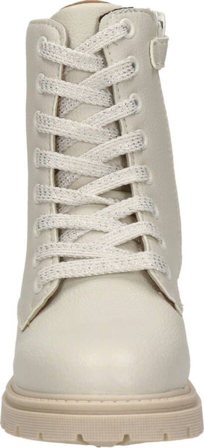 Nelson Kids meisjes veterboot Off White