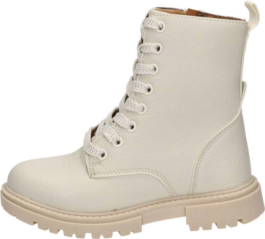 Nelson Kids meisjes veterboot Off White