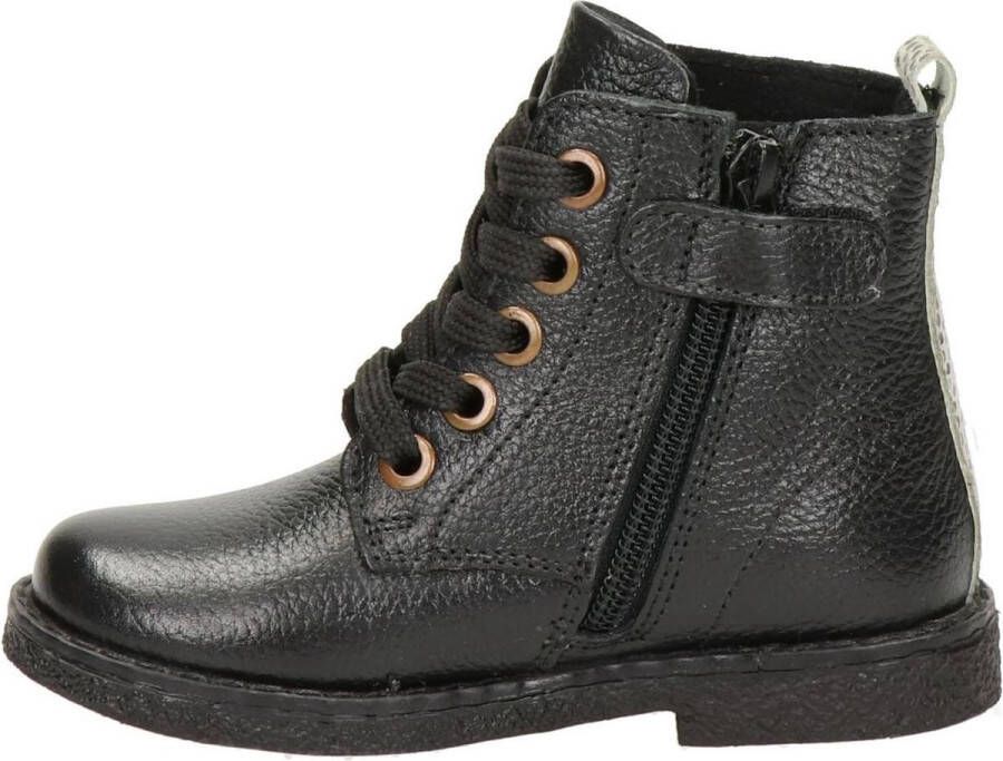 Nelson Kids meisjes veterboot Zwart