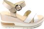 Nerogiardini Lage hak sandalen voor vrouwen White Dames - Thumbnail 3