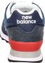 New Balance Classic 574 Heren Sneakers Sportschoenen schoenen Navy Blauw ML574EAE - Thumbnail 13