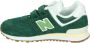 New Balance 574 sneakers groen wit Jongens Meisjes Suede Logo 34.5 - Thumbnail 8