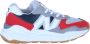 New Balance Sportieve Grijs Rood Sneaker Multicolor Dames - Thumbnail 6