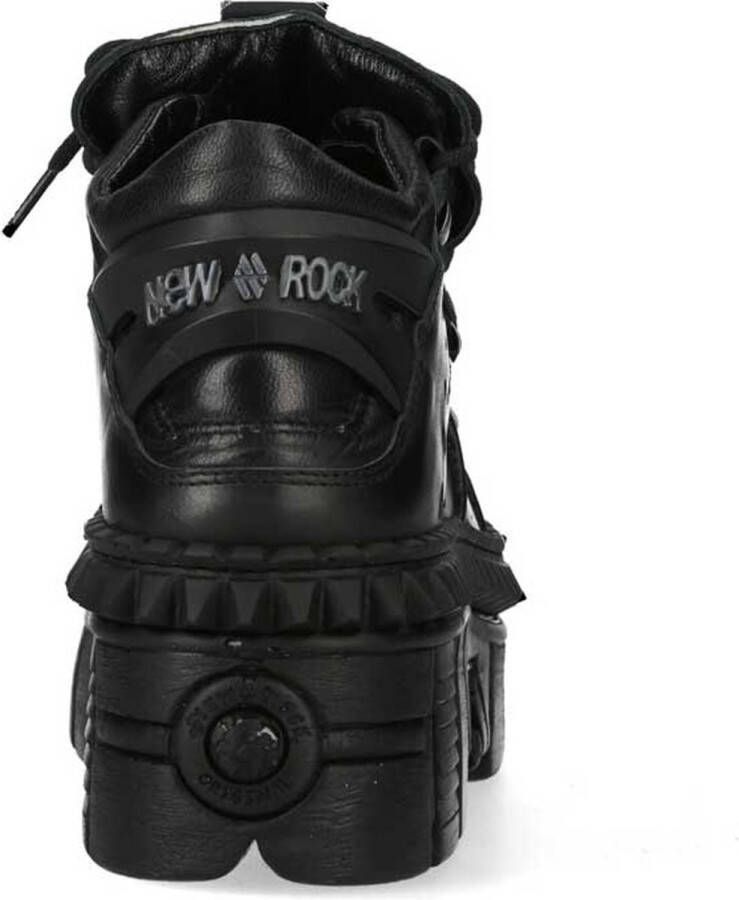 Newrock New Rock Plateau sneakers M-WALL106-S13 Zwart