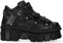 Newrock New Rock MWALL106S13 Platform sneakers 37 Shoes Zwart - Thumbnail 3