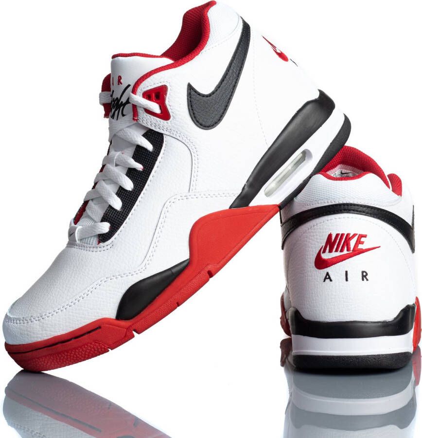 Nike Air Flight Legacy Heren Basketbalschoenen Sneakers Schoenen Leer Wit BQ4212 - Foto 11