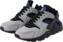 Nike Air Huarache LE Grijs Zwart Blauw -- DH8143 - Thumbnail 3