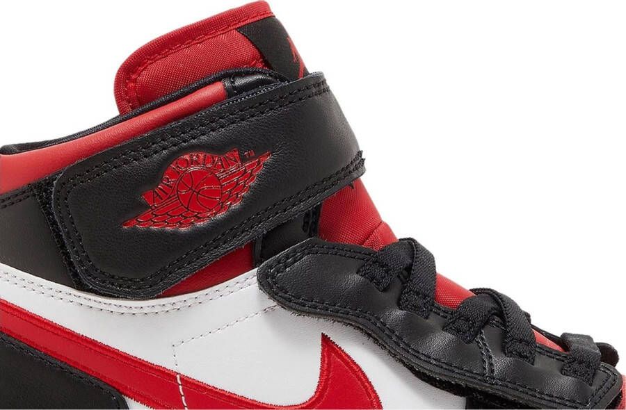 Nike Air Jordan 1 High FlyEase GS 'Bred Toe' Sneakers D