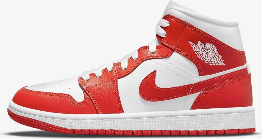 Nike Air Jordan 1 Mid BQ6472 116 Red-White Kentucky Red