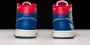 Nike Air Jordan 1 Mid 'French Blue' (Women's) BQ6472-146 blauw wit rood- sneakers hoog - Thumbnail 2