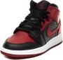 Jordan Nike Air 1 Mid(GS ) Black Gym Red White Banned 554725 074 EUR - Thumbnail 4